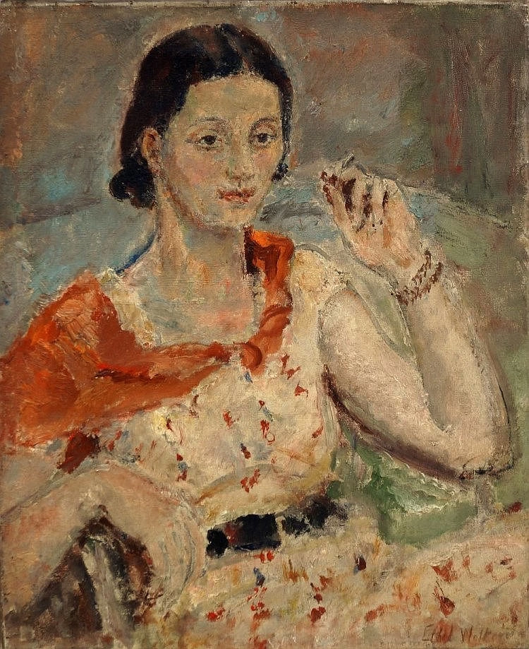 Ethel Walker - Giovane donna che fuma